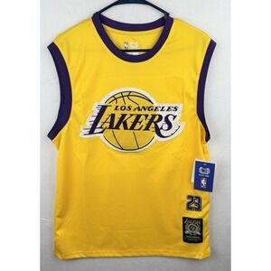 Los Angeles Lakers Jersey Mens M Yellow Ultra Game Lebron NBA Basketball NWT